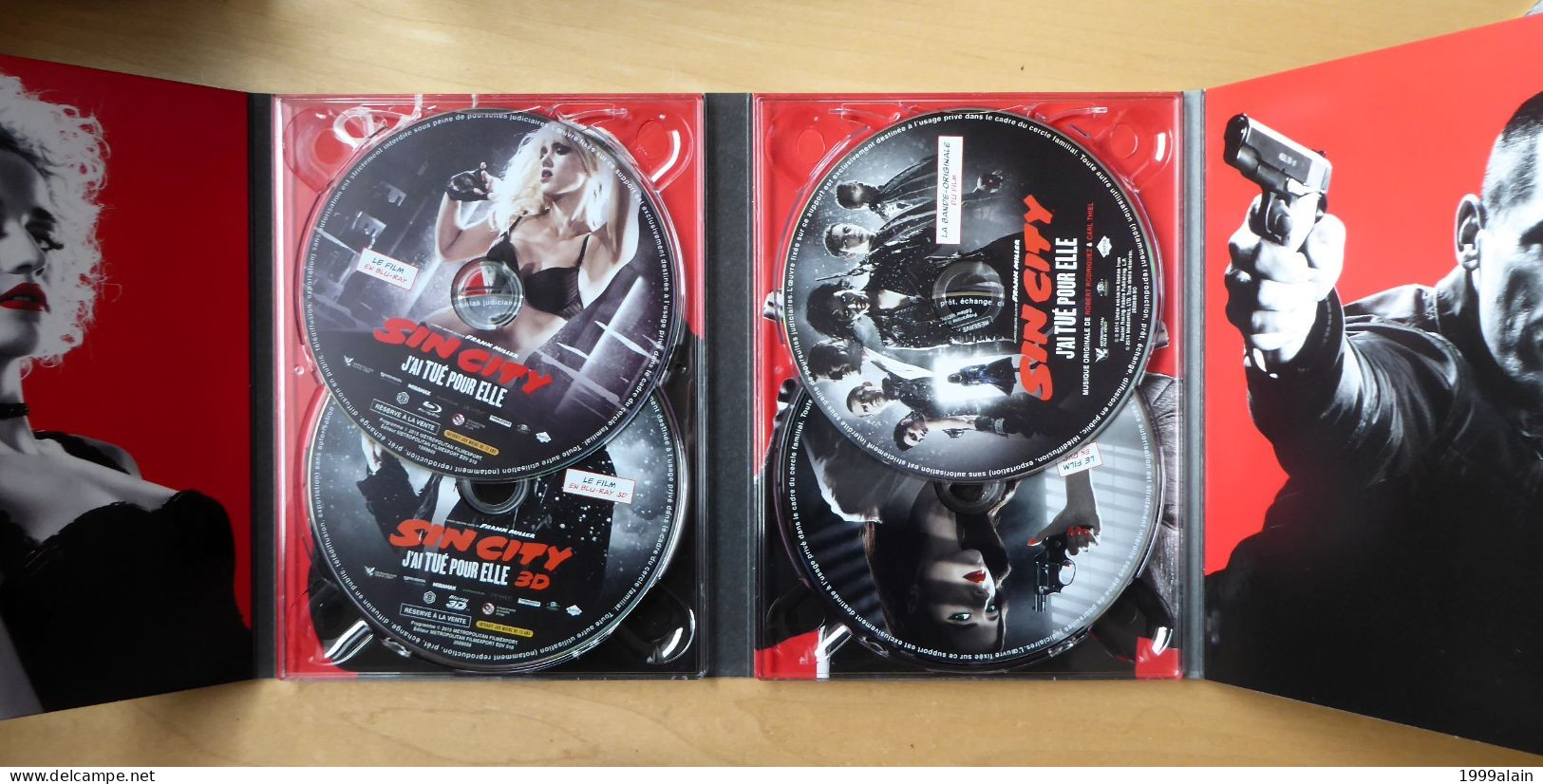 SIN CITY / J'AI TUE POUR ELLE / COFFRET COLLECTOR BLU-RAY 3D - BLU-RAY - DVD - CD - JEU DE CARTES - POSTER - CARTES - Other Formats