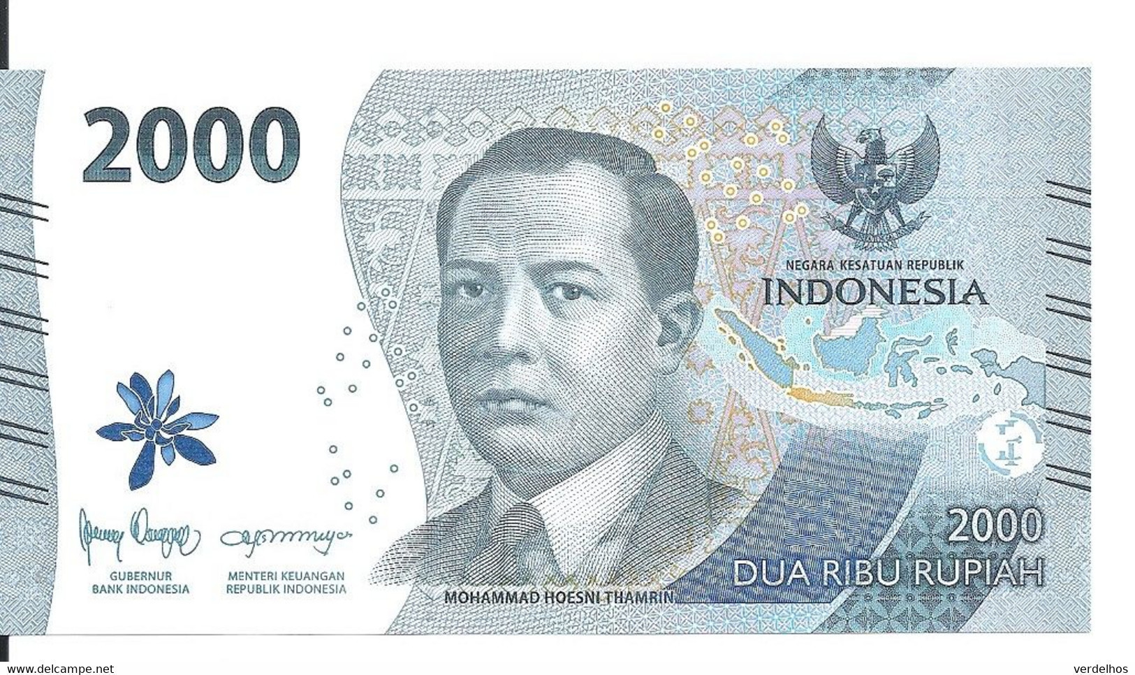 INDONESIE 2000 RUPIAH 2022 UNC P 163 - Indonesië