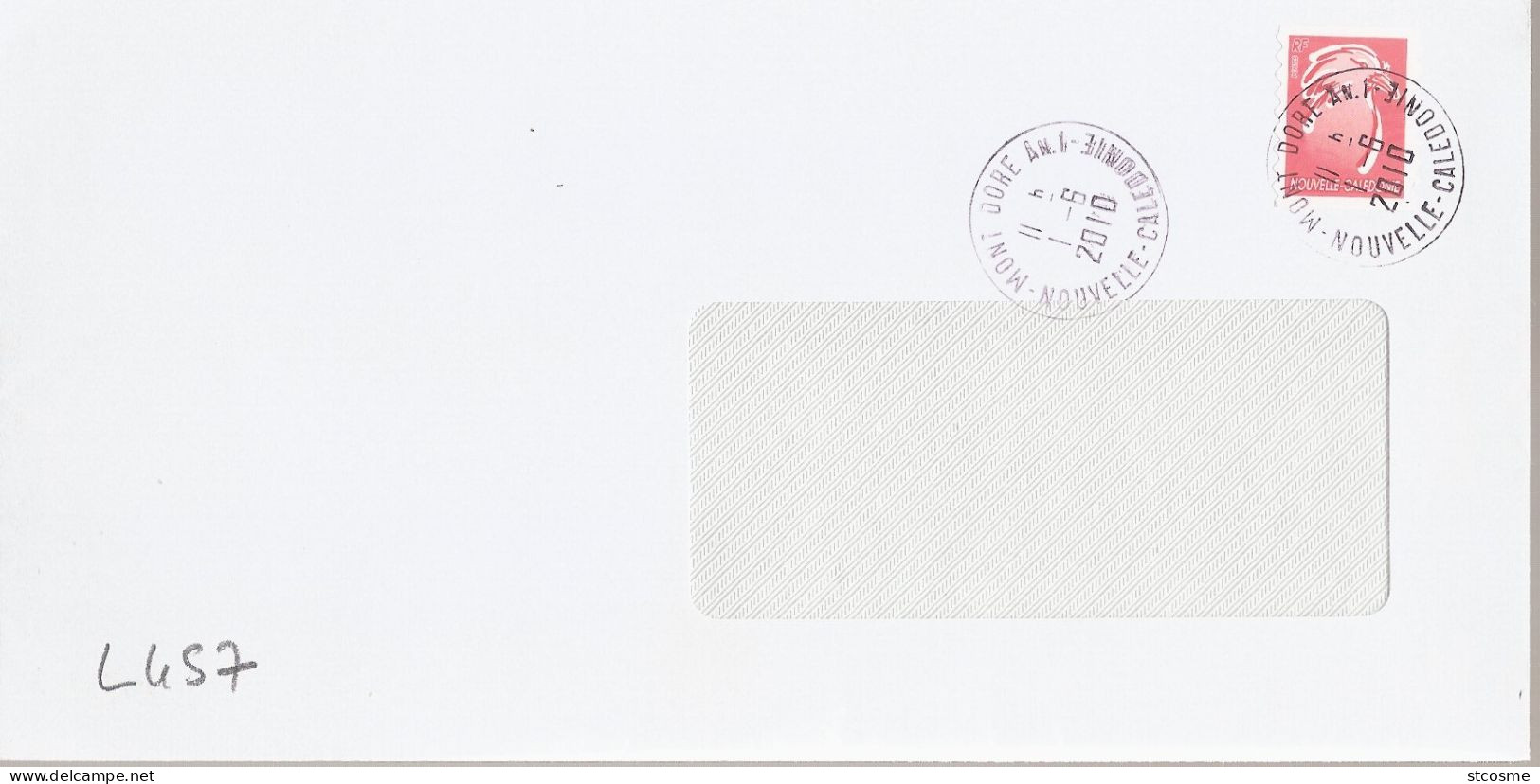 L457 - Lettre De Mont Dore Annex I De 2010 Avec Cagou De Lavergne - Storia Postale