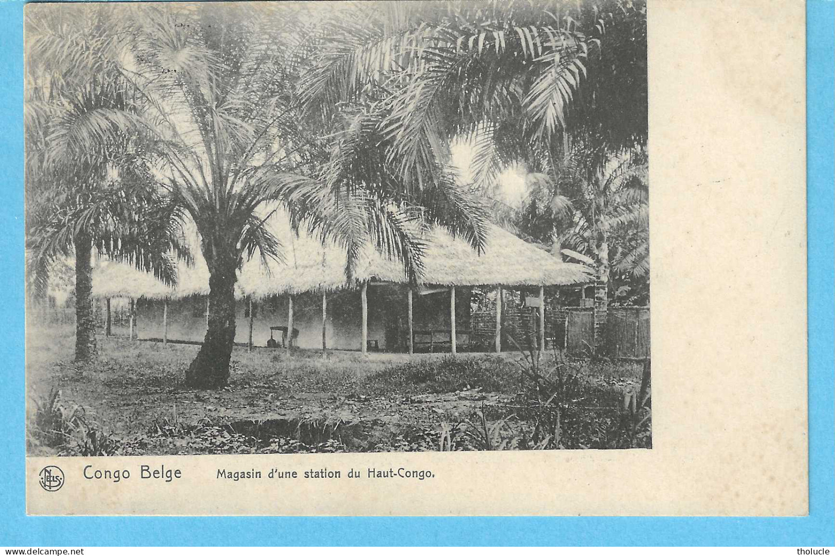 Timbre Type Mols-Congo Belge Unilingue-1909 10c Carmin-N°51-Cachet "Boma-1909"-Magasin D'une Station Du Haut-Congo - Cartas & Documentos