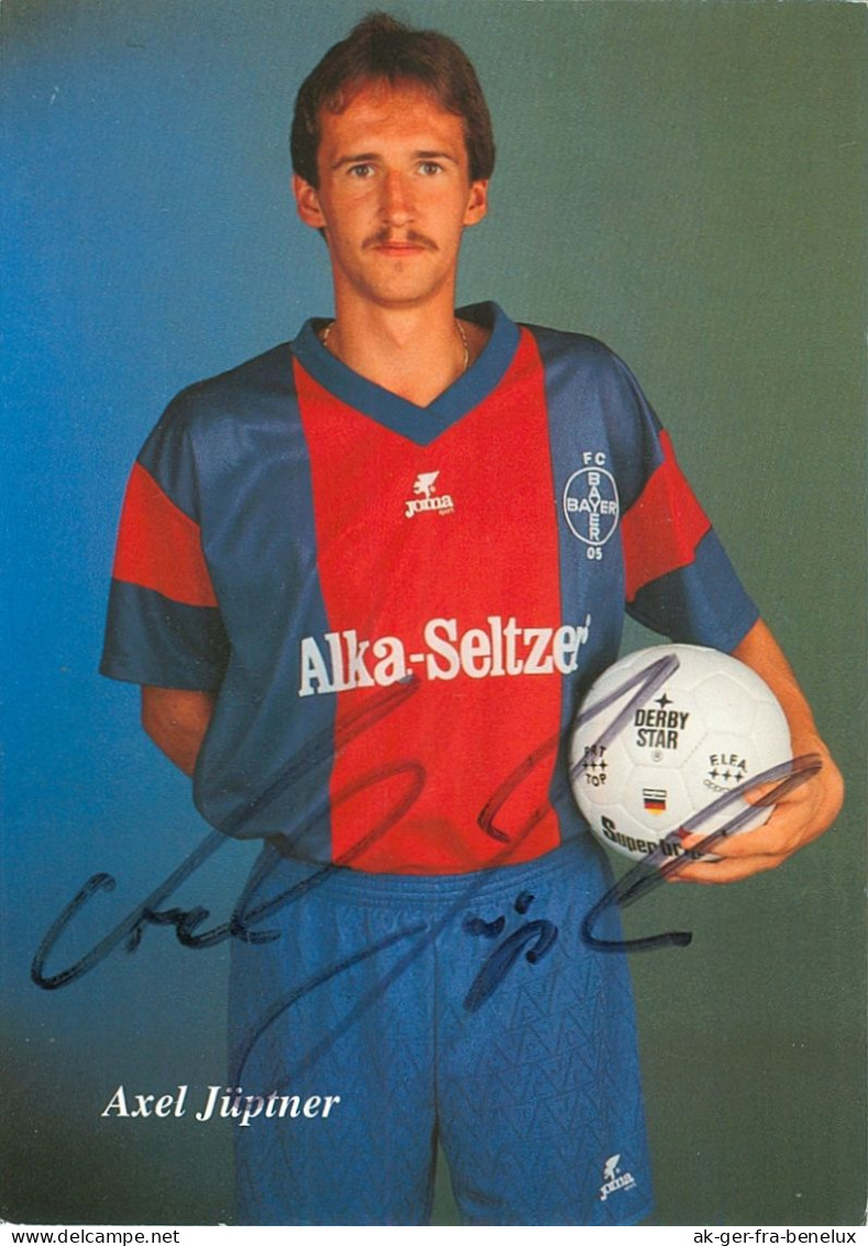 Fußball-Autogrammkarte AK Axel Jüptner FC Bayer 05 Uerdingen 92-93 KFC Krefeld Gemmrigheim Carl Zeiss Jena VfB Stuttgart - Autogramme