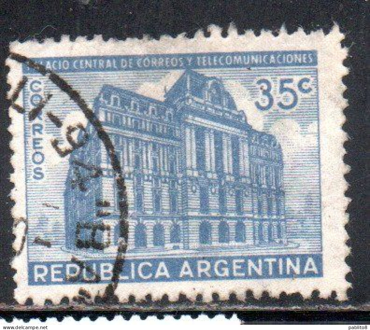 ARGENTINA 1945 POST OFFICE BUENOS AIRES 35c  USED USADO OBLITERE' - Used Stamps