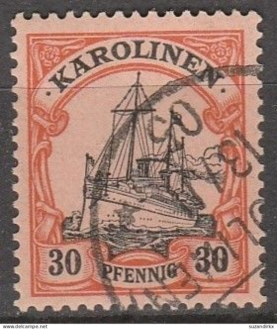 Karolinen     .    Michel   .    12    .     O      .     Gestempelt - Islas Carolinas