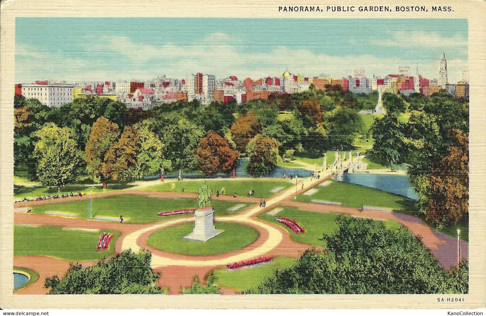 Boston, Panorama, Public Garden, Nicht Gelaufen - Boston