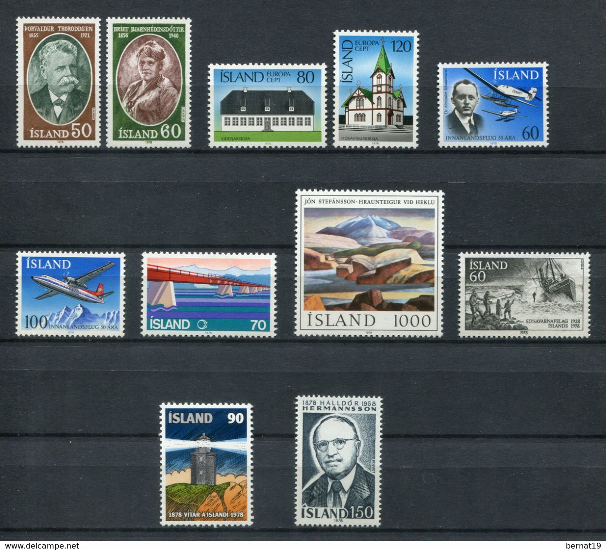 Islandia 1978 Completo ** MNH. - Full Years