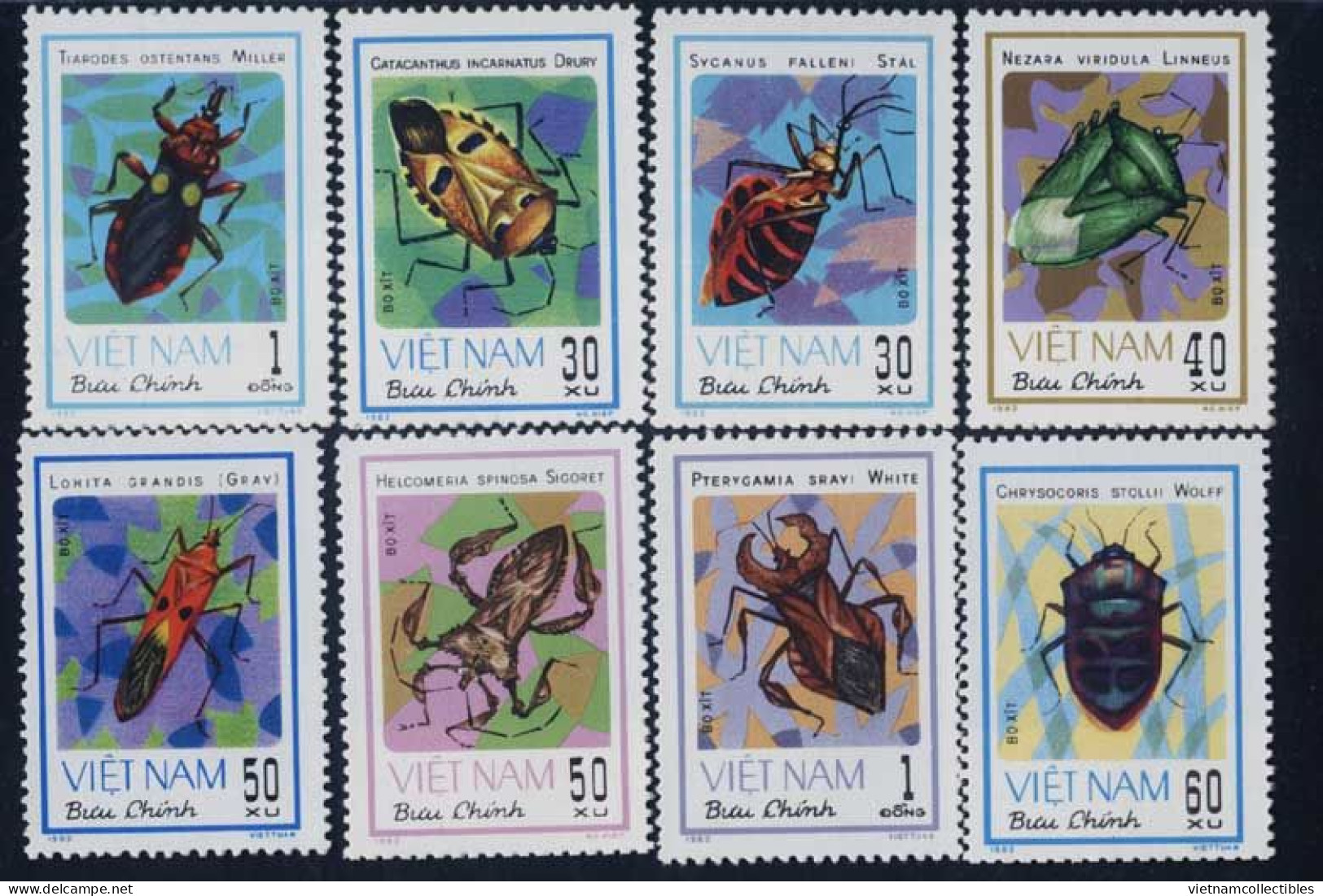 Vietnam Viet Nam MNH Perf Stamps 1982 : Bugs / Bug / Insect (Ms403) - Vietnam