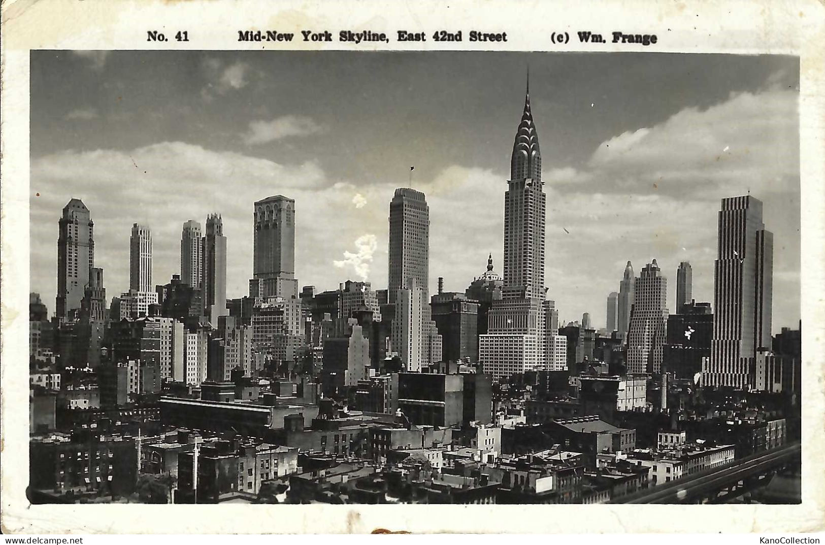 New York City, Mid New York Skyline, East 42nd Street, Rückseite Beschrieben 1947 - Other Monuments & Buildings