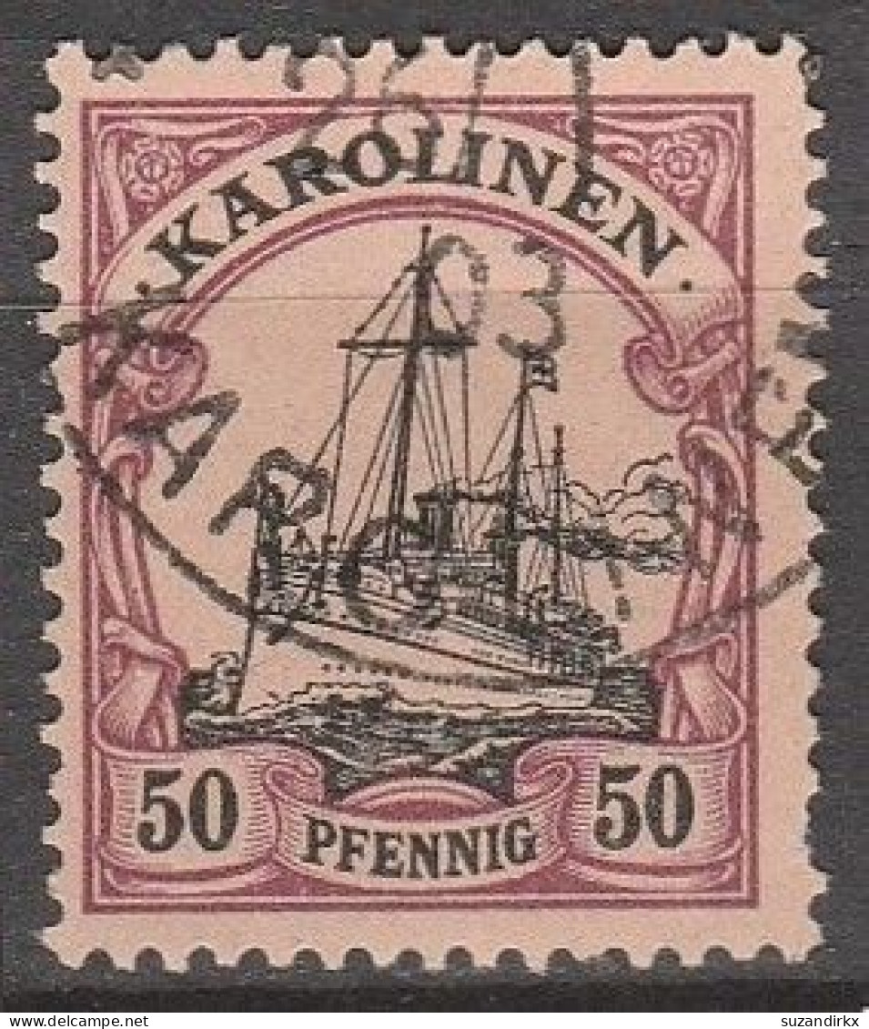 Karolinen     .    Michel   .    14    .     O      .     Gestempelt - Isole Caroline