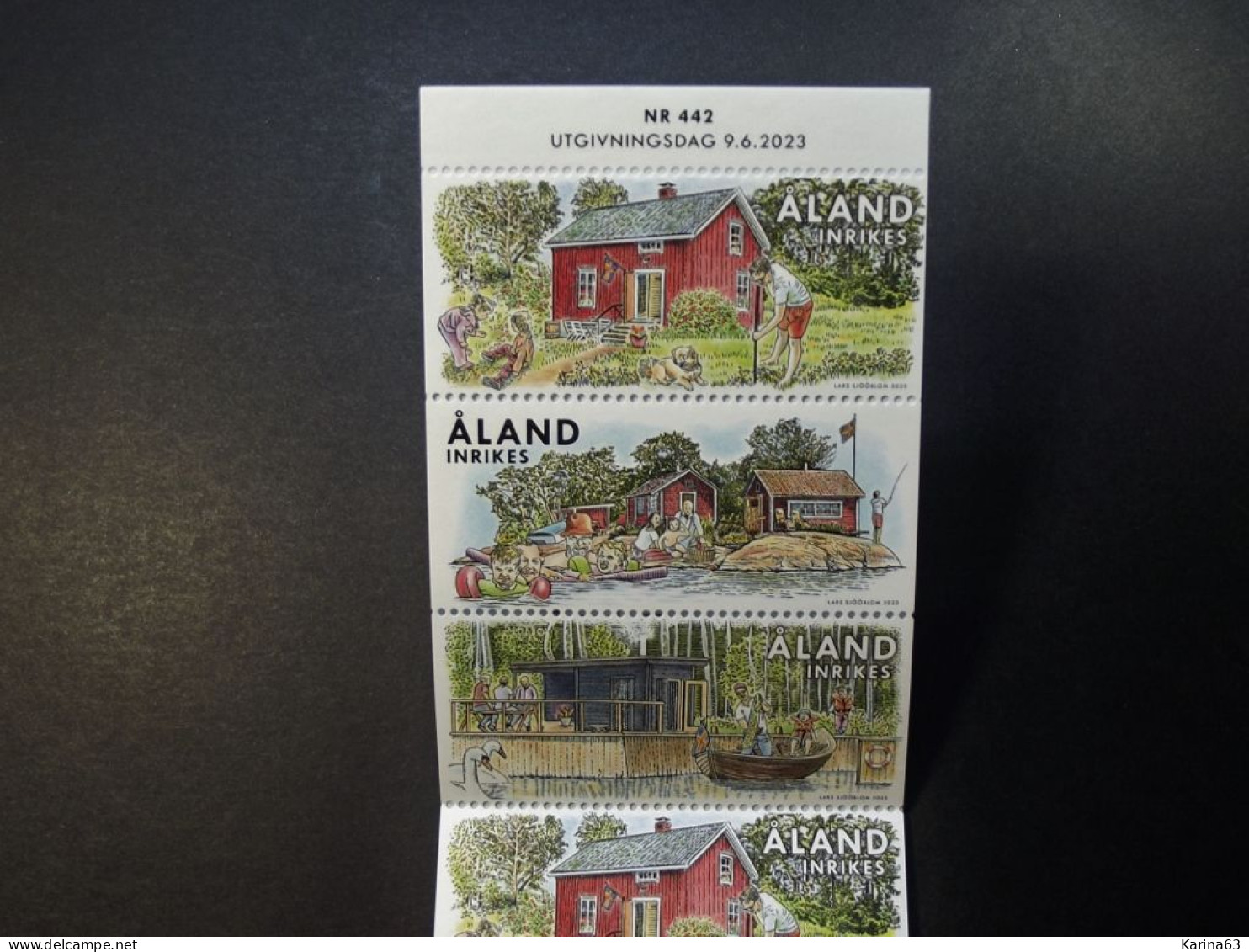 Aland - 2023 -  Summer Cottages - Complete Set - Postfrisch - Aland