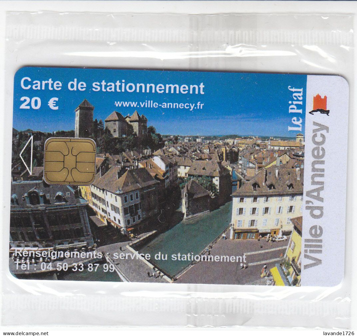 PIAF De Annecy DATE 09.2006   200EX - Cartes De Stationnement, PIAF