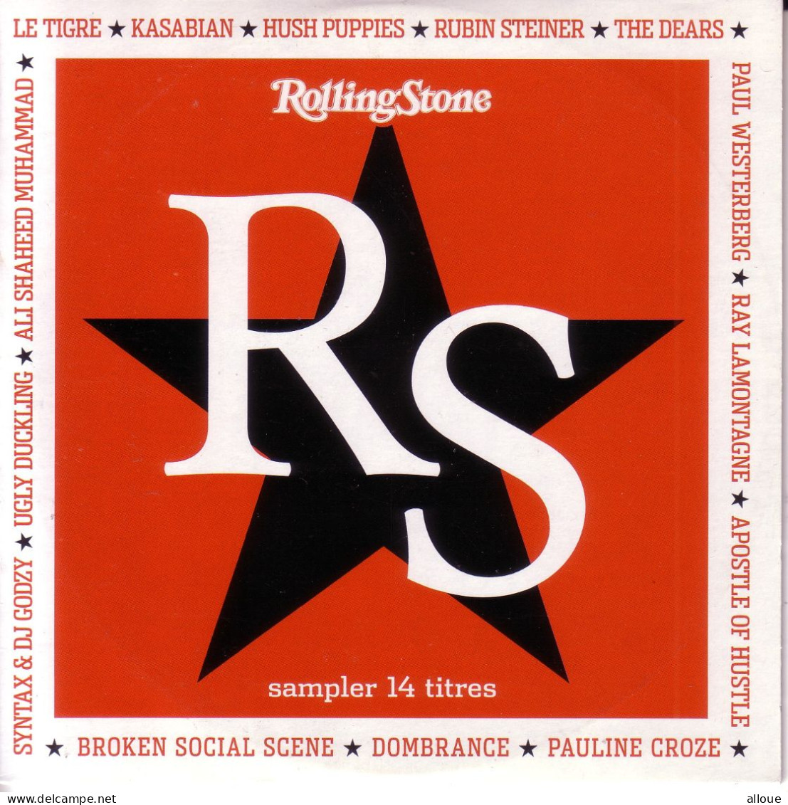 RS SAMPLER - CD ROLLING STONE MAGAZINE - POCHETTE CARTON 14 TRACKS - LE TIGRE, KASABIAN, HUSH PUPPIES AND MORE - Autres - Musique Anglaise