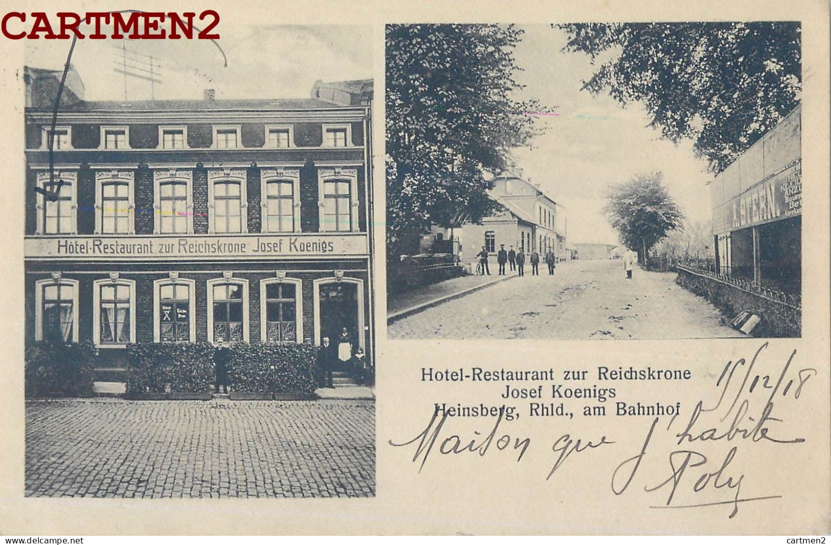 HEINSBERG HOTEL-RESTAURANT ZUR REICHSKRONE JOSEF KOENIGS MULTIVUES DEUTSCHLAND - Heinsberg