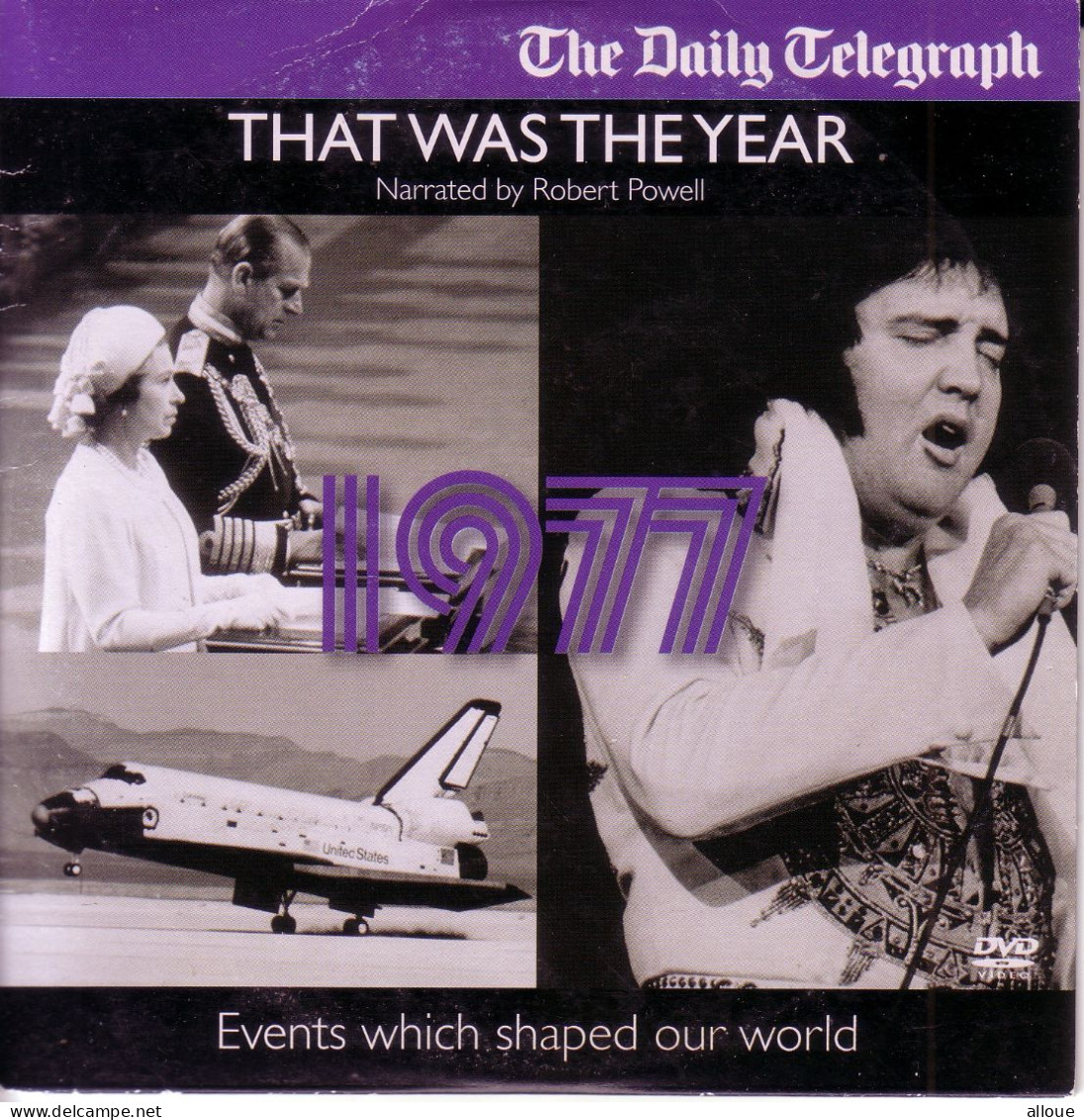 THAT WAS THE YEAR 1977 - CD DAILY TELEGRAPH - POCHETTE CARTON - THE QUEEN CELEBRATES HER SILVER JUBILEE - THE KING ELVIS - DVD Musicales