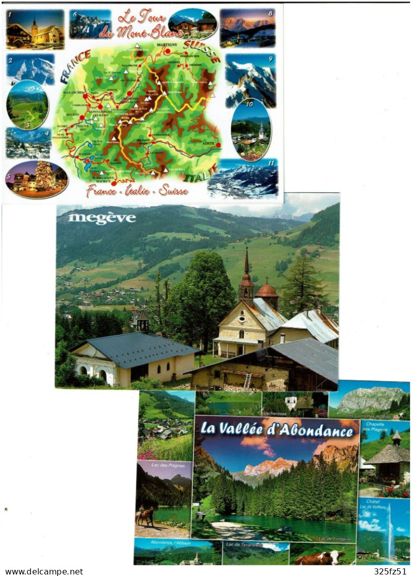 74 / HAUTE SAVOIE / Lot De 700 C.P.M. écrites - 500 Postcards Min.