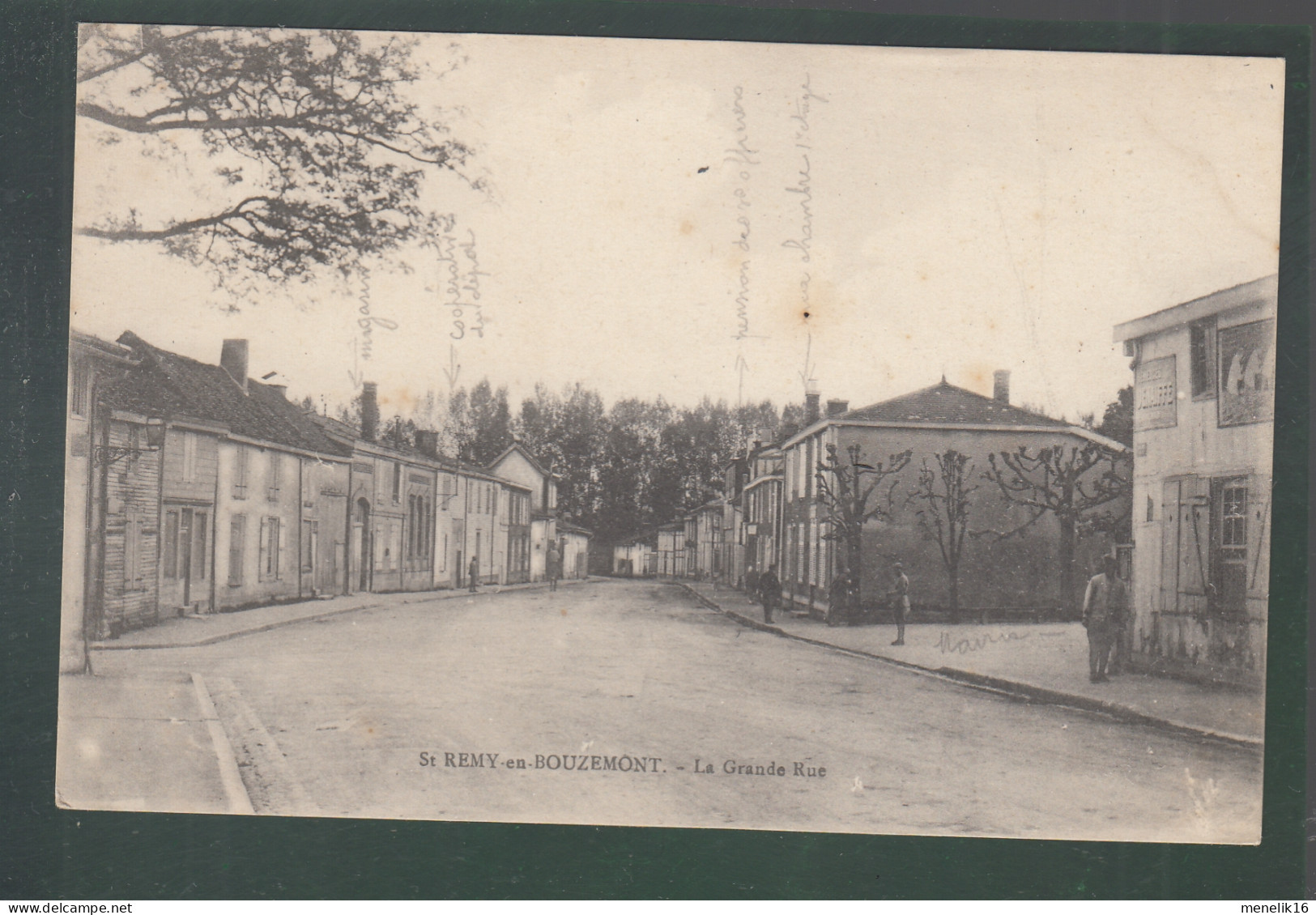 CP - 51 - Saint-Remy-en-Bouzemont - Grande Rue - Saint Remy En Bouzemont