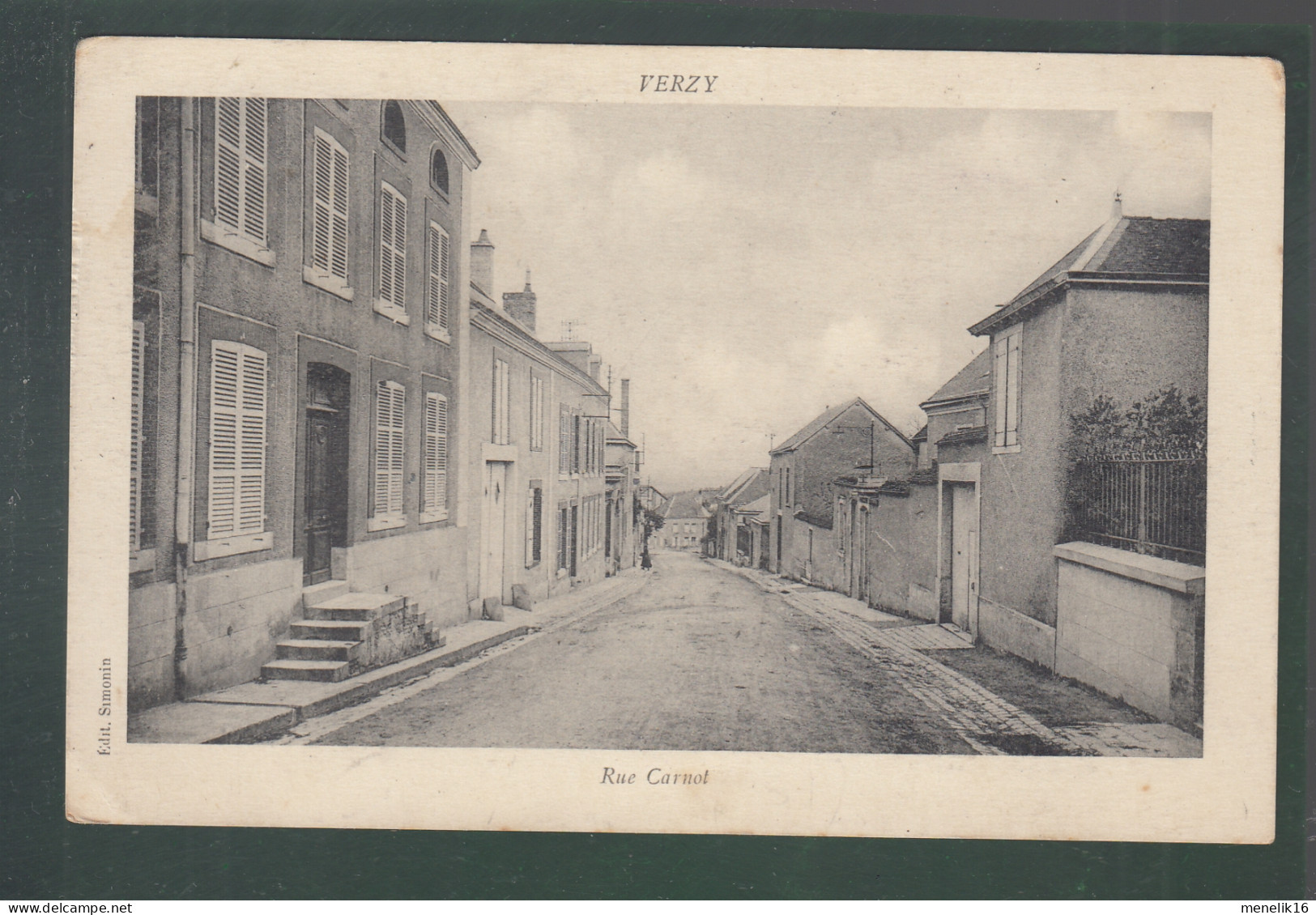 CP - 51 - Verzy - Rue Carnot - Verzy