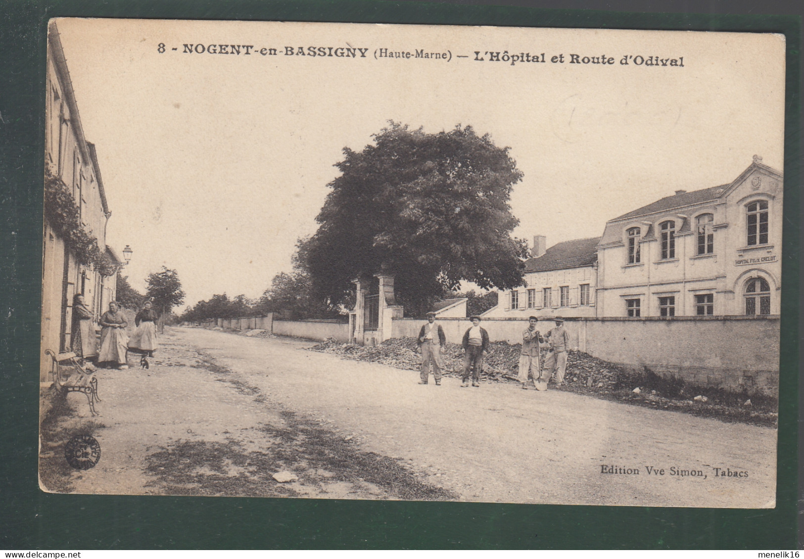 CP - 52 - Nogent-en-Bassigny - Hôpital Et Route D'Odival - Nogent-en-Bassigny