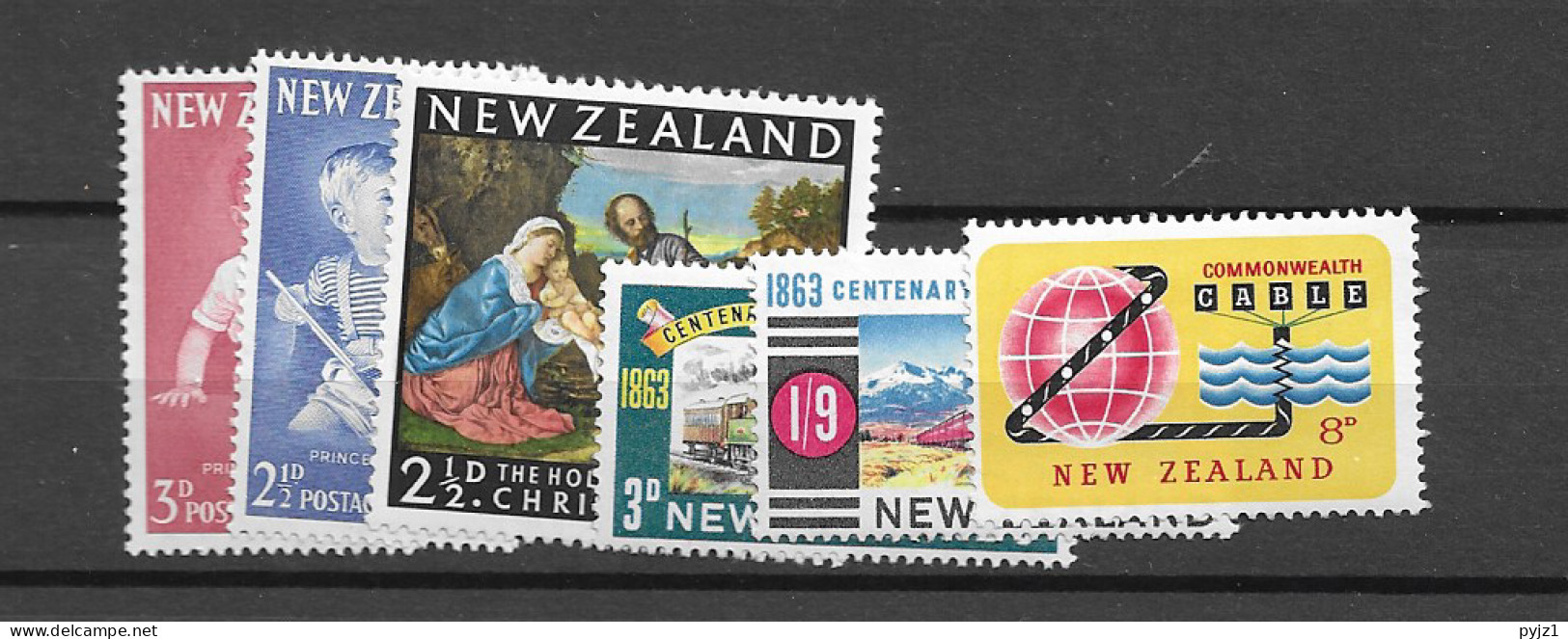 1963 MNH New Zealand Year Collection Postfris** - Komplette Jahrgänge