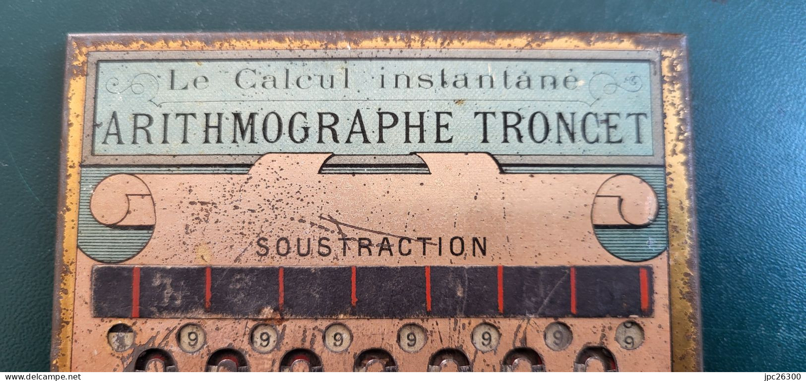 Arithmographe - Calculette Manuelle Troncet Brevet No 197579 De 1889- Objet De Collection - Andere & Zonder Classificatie