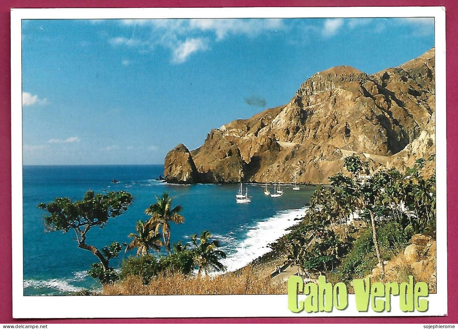 + Faja D'Agua Ilha Da Brava (Capo Verde) 2scans 07-09-2015 Stamp - Kaapverdische Eilanden