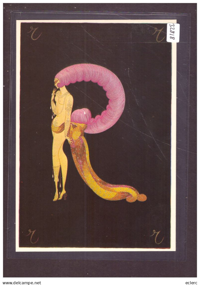 FORMAT 10x15cm - LA FEMME ET L'ALPHABET - PAR ROMAIN DE TIRTOFF ( ERTE )  - TB - Collections & Lots