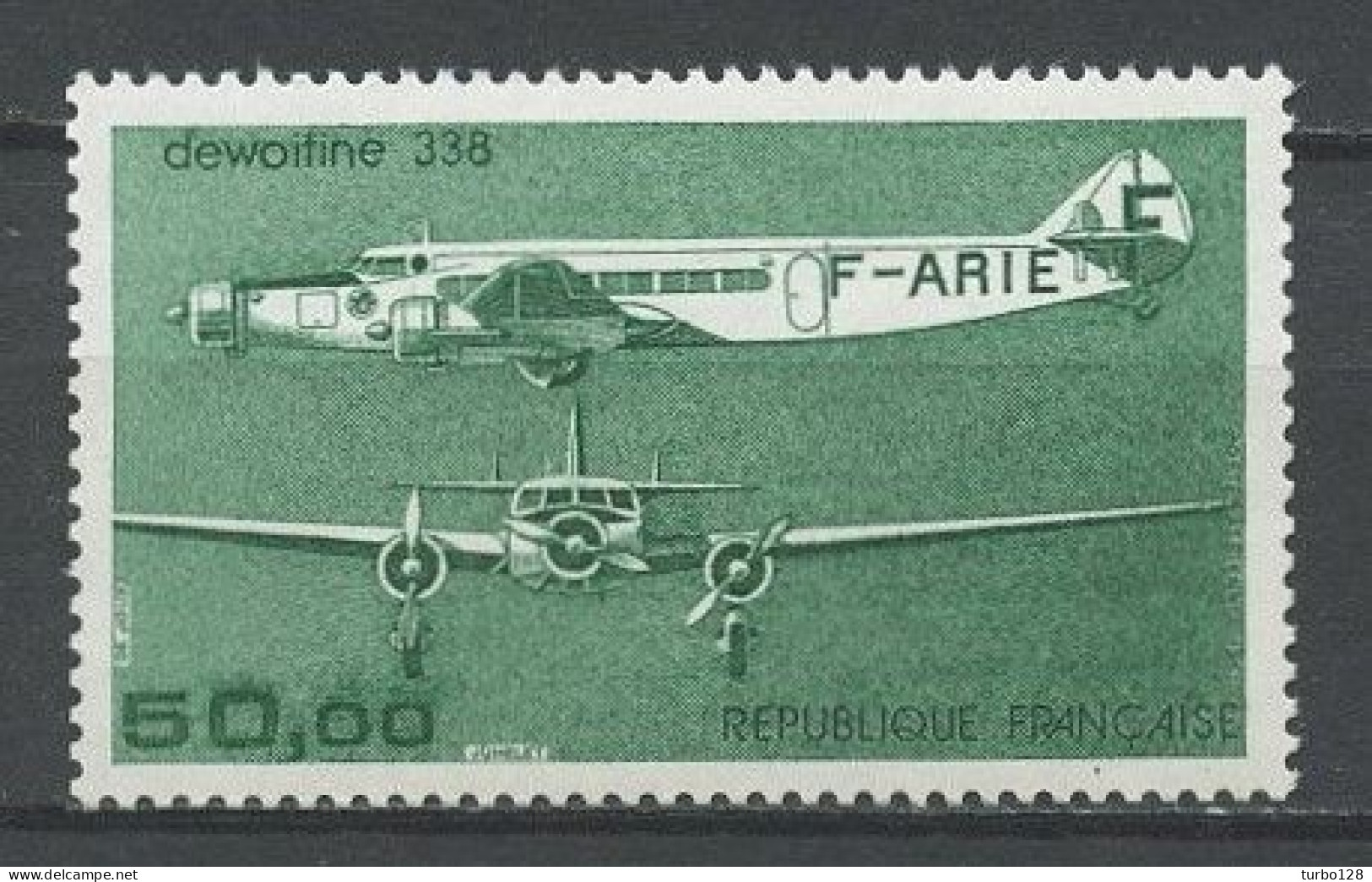 FRANCE 1987 PA N° 60 ** Neuf MNH Superbe  C 25 € Avion Plane Trimoteur Dewoitine 338 Transports - 1960-.... Postfris