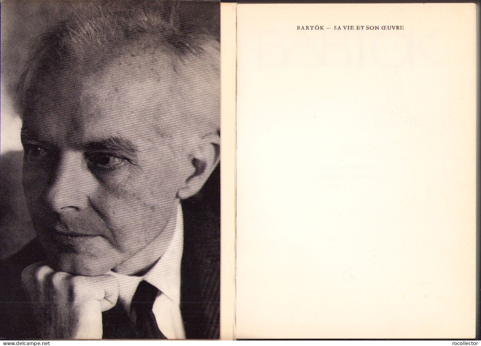 Bartók. Sa Vie Et Son Oeuvre, Budapest 560SP - Oude Boeken