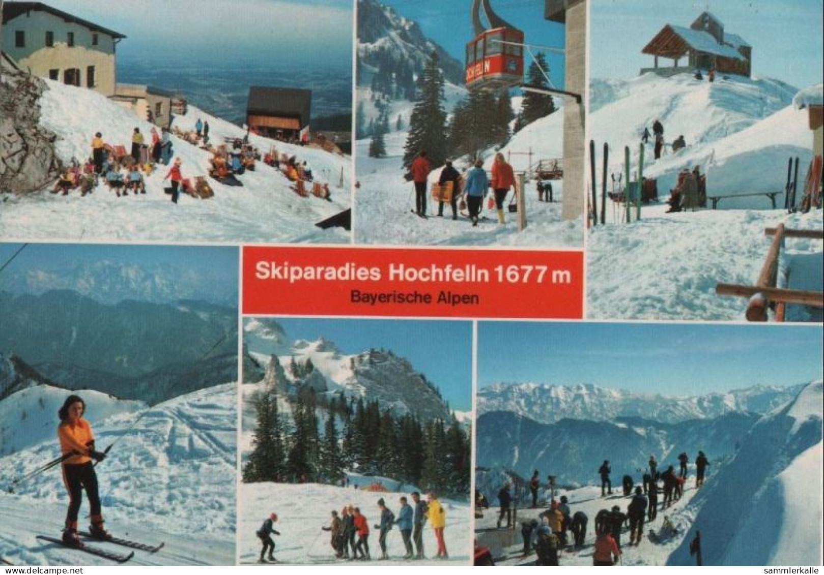 88863 - Hochfelln - Skiparadies - Ca. 1980 - Chiemgauer Alpen