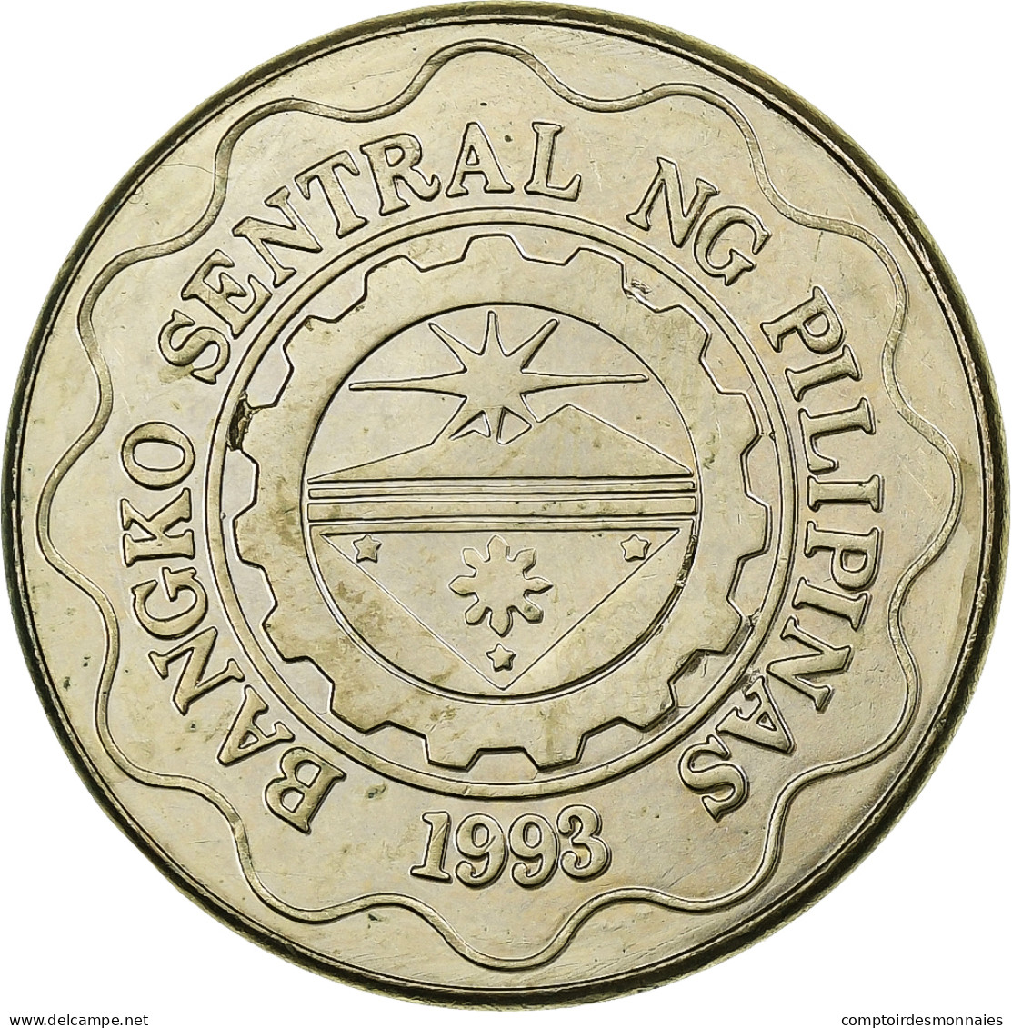 Philippines, 5 Piso, 1997, Acier Plaqué Laiton, SPL, KM:272 - Philippines