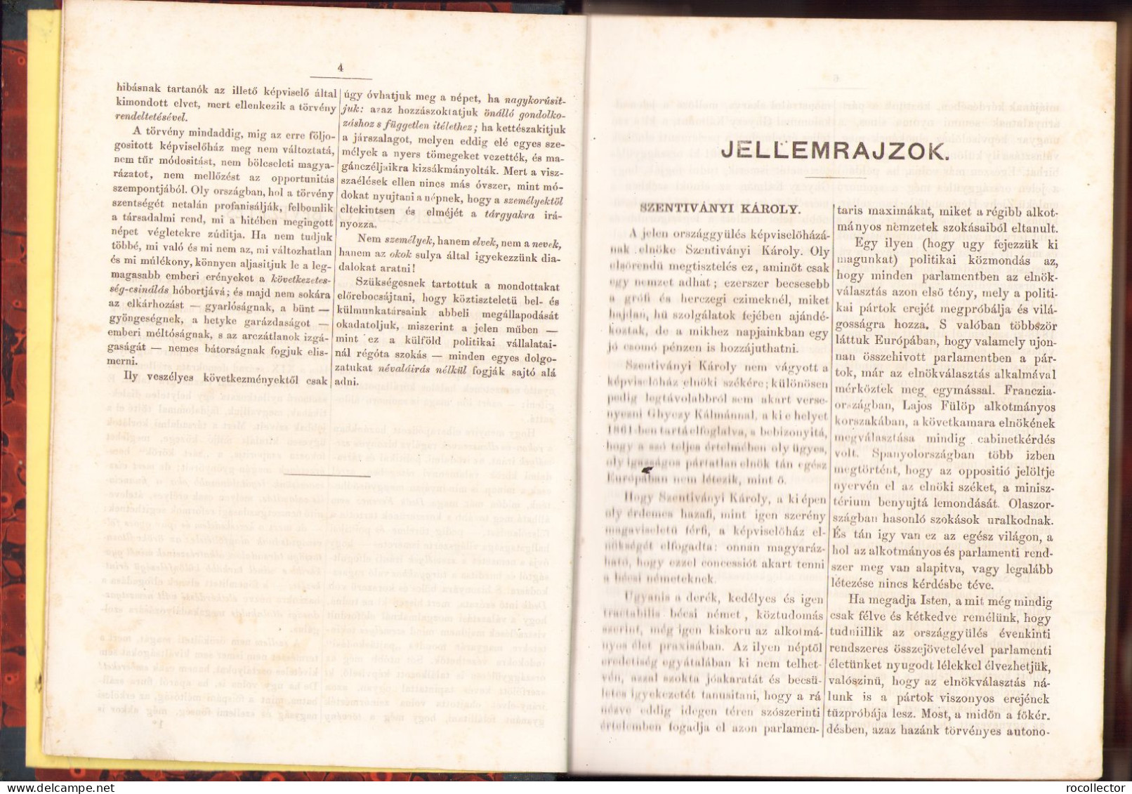 Országgyülési Emlékkönyv 1866, Pest, 1866 543SP - Libri Vecchi E Da Collezione