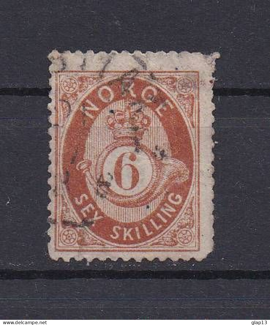NORVEGE 1871 TIMBRE N°20 OBLITERE - Used Stamps