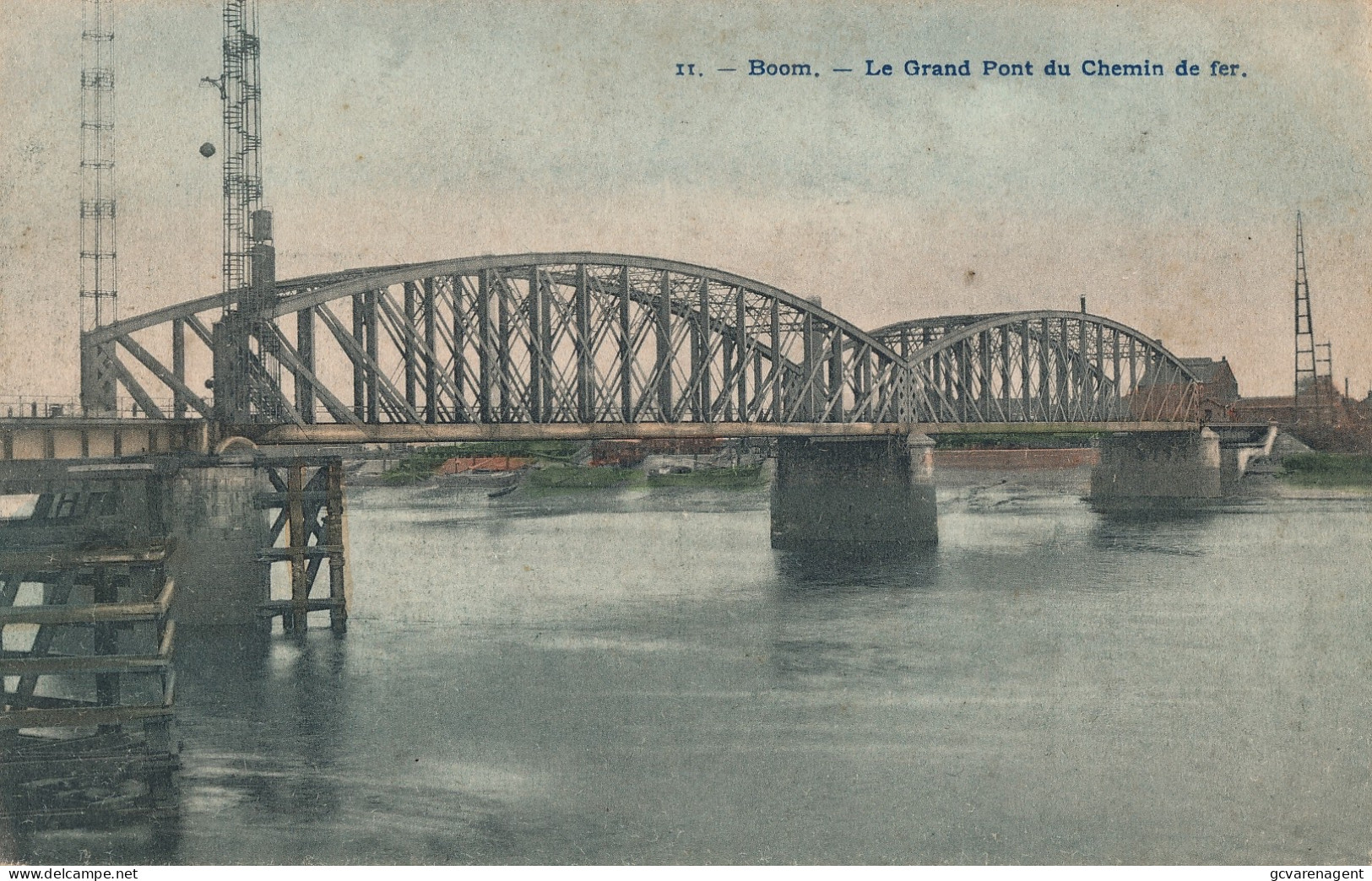 BOOM  LE GRAND PONT DU CHEMIN DE FER   KLEUR - Boom