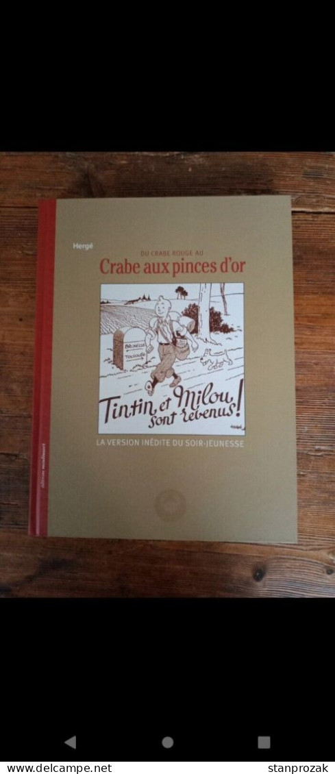Tintin Le Crabe Aux Pinces D'or - Tintin