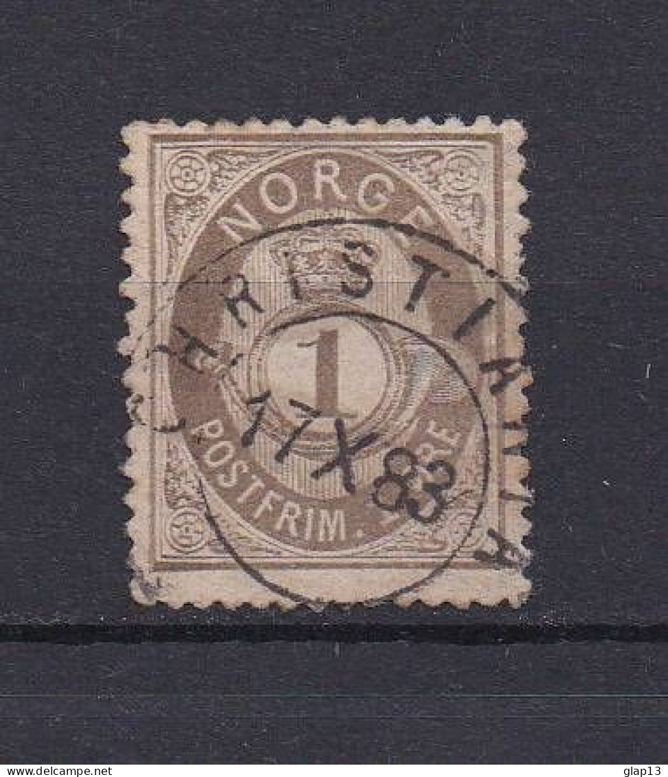NORVEGE 1877 TIMBRE N°22 OBLITERE - Used Stamps
