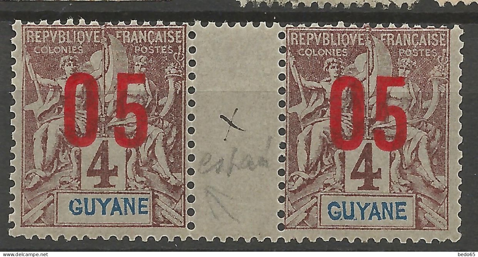 GUYANE N° 67Aa NEUF**  SANS CHARNIERE / Hingeless / MNH - Neufs