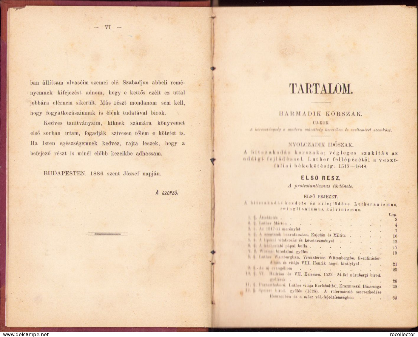 Egyetemes Egyháztörténelem Irta Rapaics Raymund, III Kotet, 1886, Eger 589SP - Livres Anciens