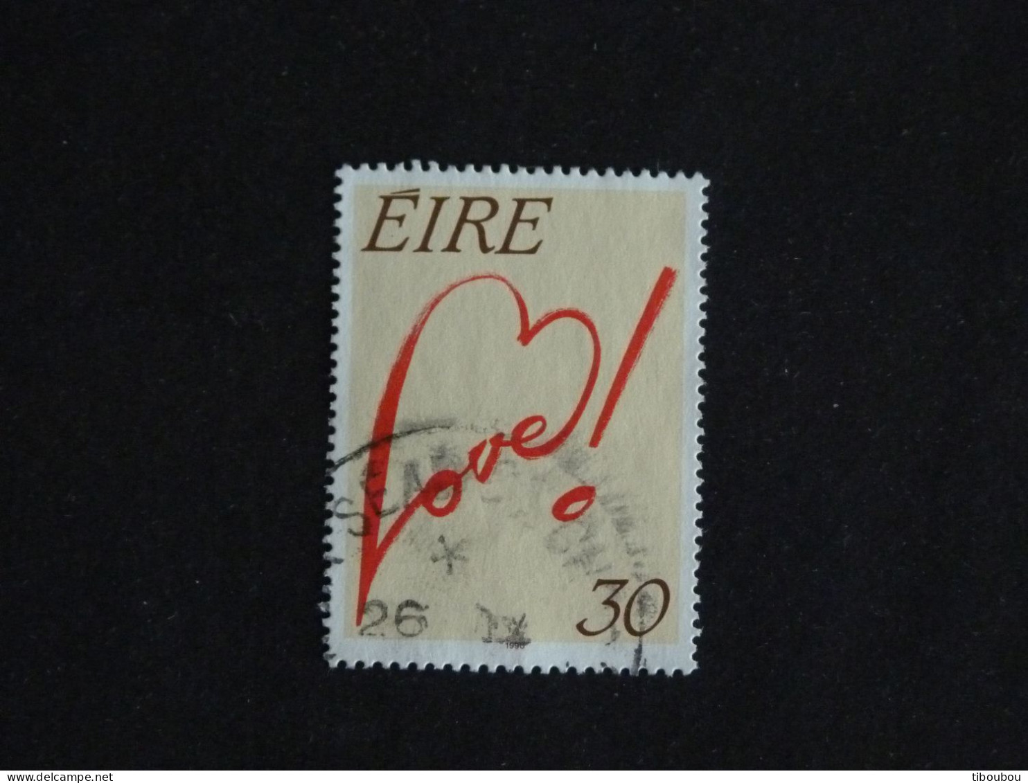 IRLANDE IRELAND EIRE YT 704 OBLITERE - MESSAGE AMOUR LOVE COEUR - Used Stamps