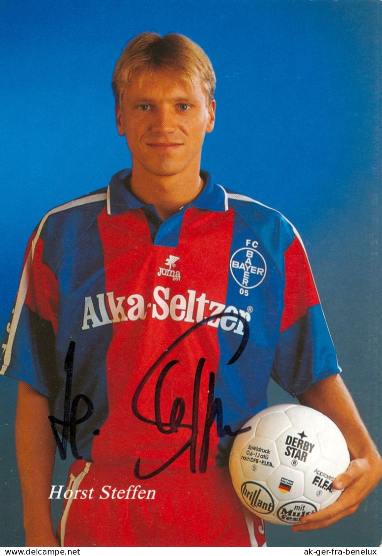 Fußball-Autogrammkarte AK Horst Steffen FC Bayer Uerdingen 93-94 KFC Meerbusch Krefeld Mönchengladbach Preußen Münster - Handtekening