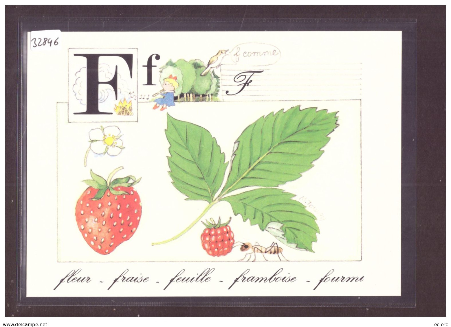 FORMAT 10x15cm - L'ALPHABET DE LA NATURE - TB - Collections & Lots