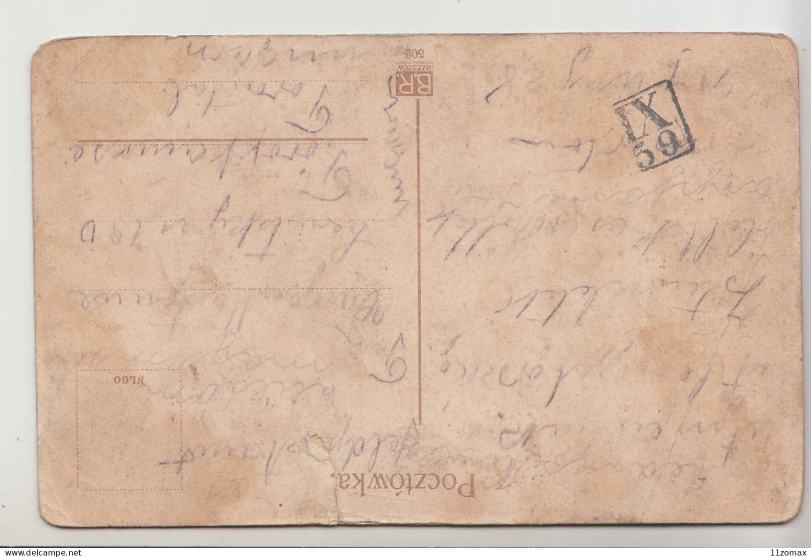 Polska RZESZOW 1915 (po070) K.u.K. FELDPOST - RARE  IX/59  Cachet - Lettres & Documents