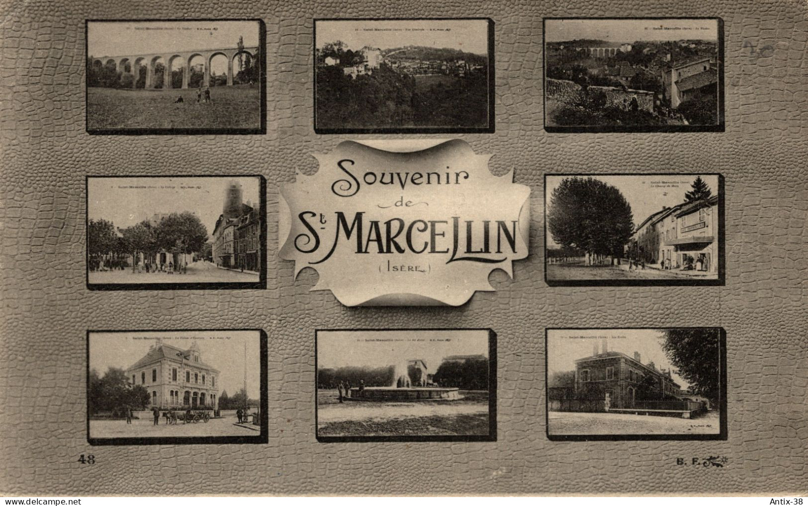 N53 - 38 - SAINT-MARCELLIN - Isère - Souvenir De Saint-Marcellin - Saint-Marcellin