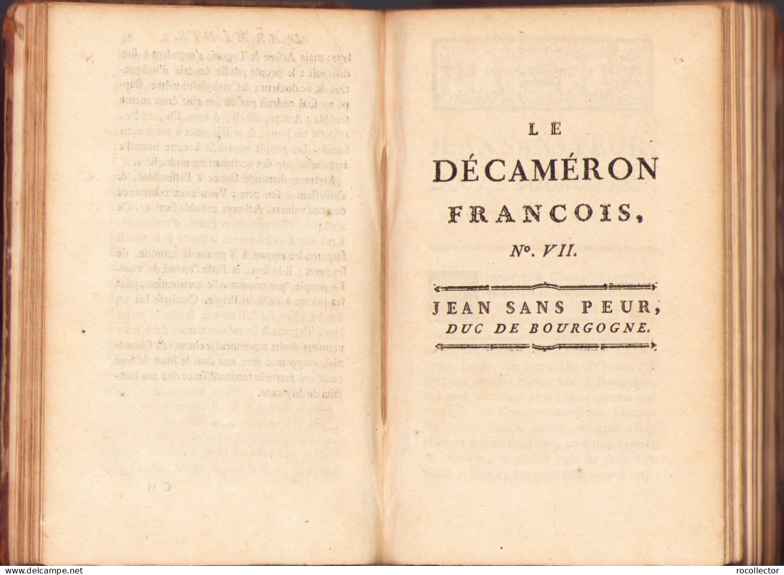 Le Décaméron Français Par M. D’Ussieux, 1775, Tome Second, A Maestricht 578SP - Libri Vecchi E Da Collezione