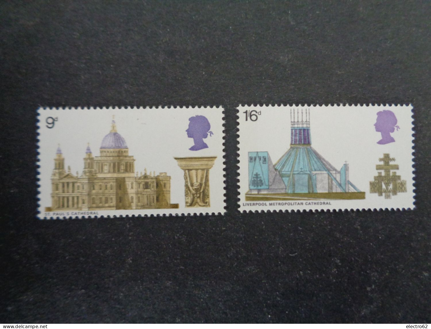 Grande-Bretagne Great Britain Cathédrale Saint-Paul Lonrdes Métropolitaine Liverpool Cathedral Großbritannien - Unused Stamps