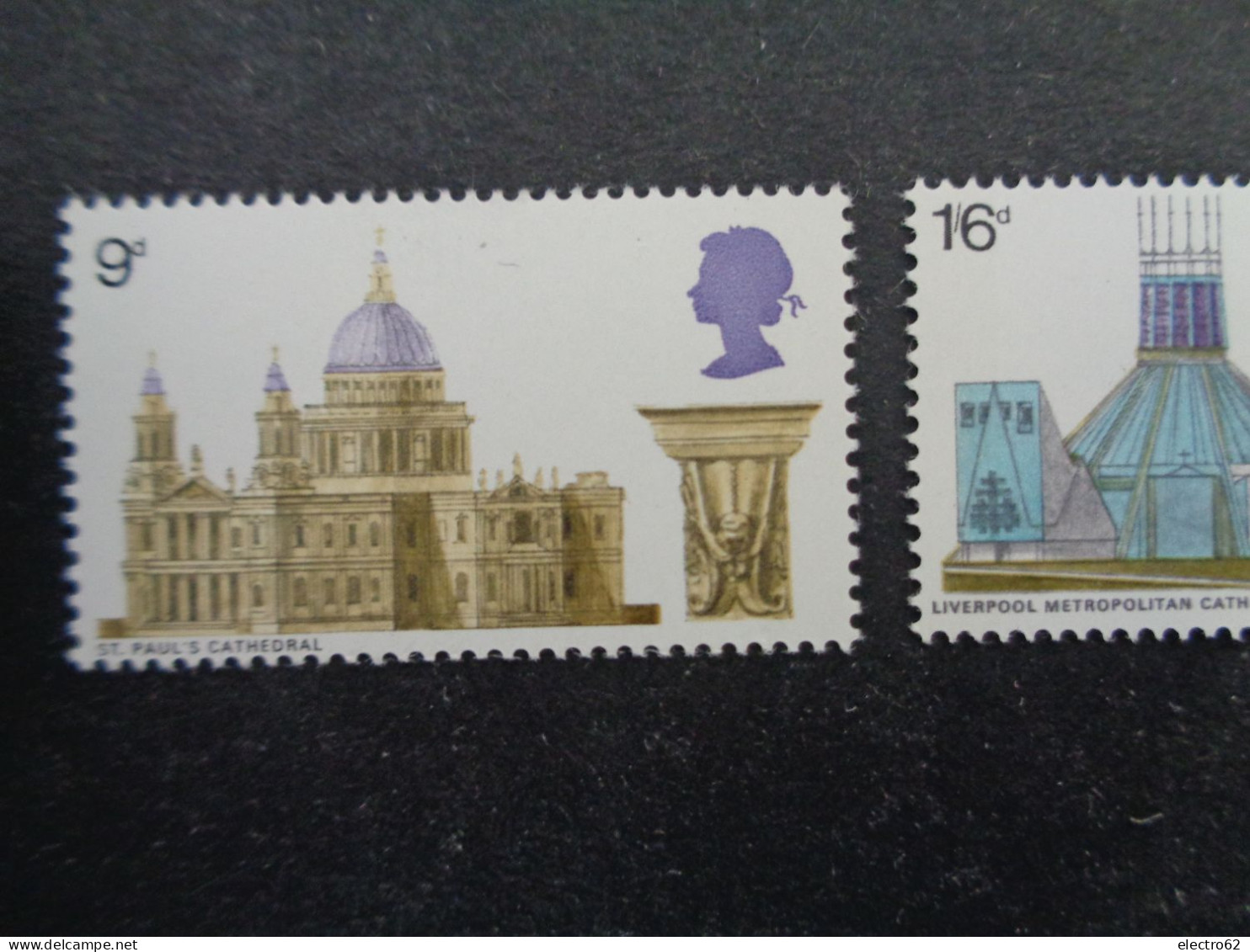 Grande-Bretagne Great Britain Cathédrale Saint-Paul Lonrdes Métropolitaine Liverpool Cathedral Großbritannien - Unused Stamps