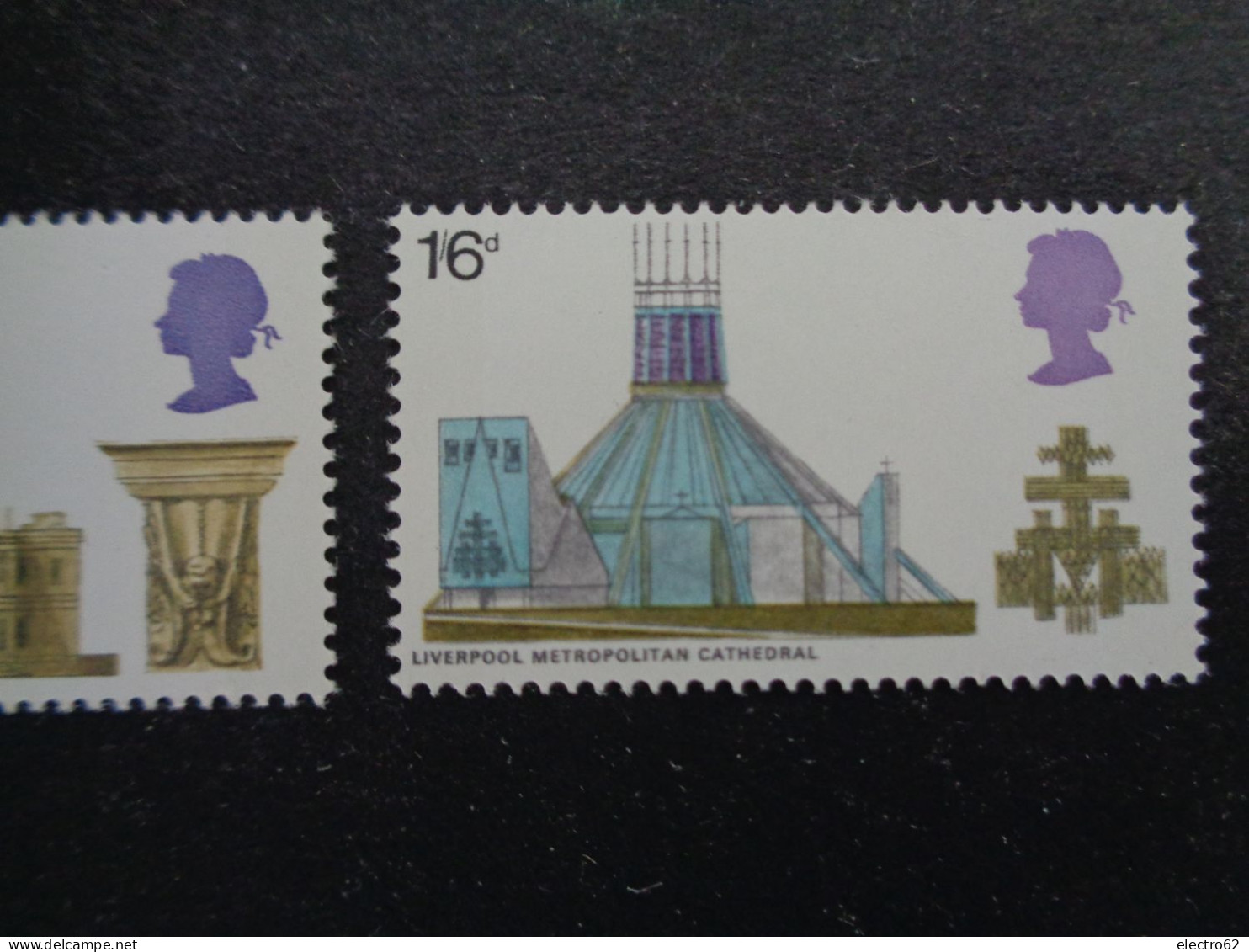 Grande-Bretagne Great Britain Cathédrale Saint-Paul Lonrdes Métropolitaine Liverpool Cathedral Großbritannien - Unused Stamps