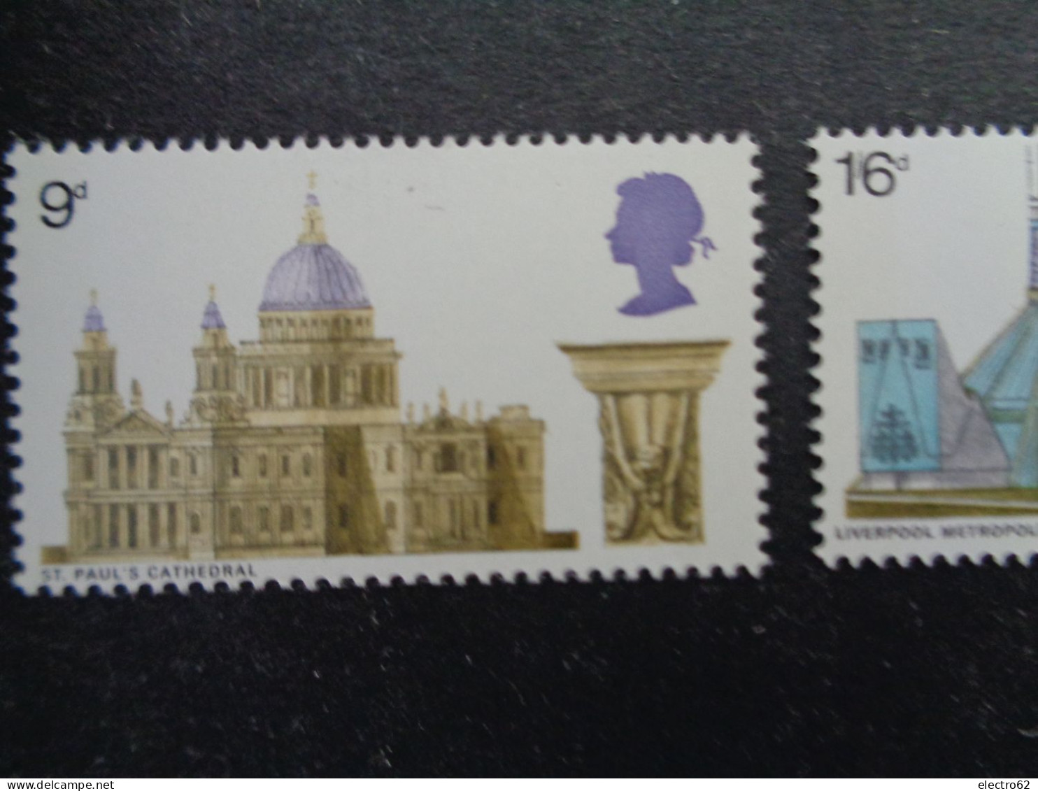 Grande-Bretagne Great Britain Cathédrale Saint-Paul Lonrdes Métropolitaine Liverpool Cathedral Großbritannien - Unused Stamps