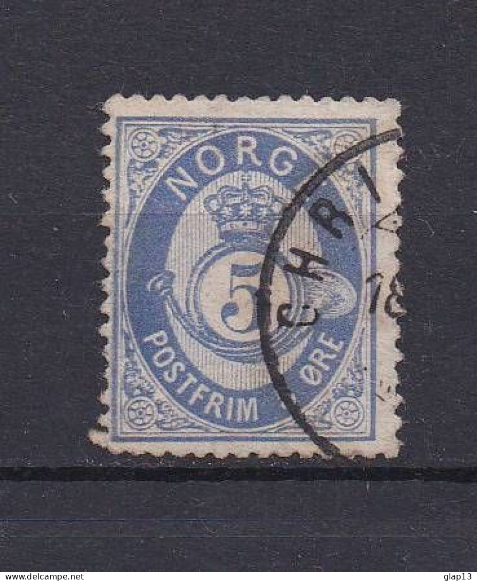 NORVEGE 1877 TIMBRE N°24 OBLITERE - Gebraucht