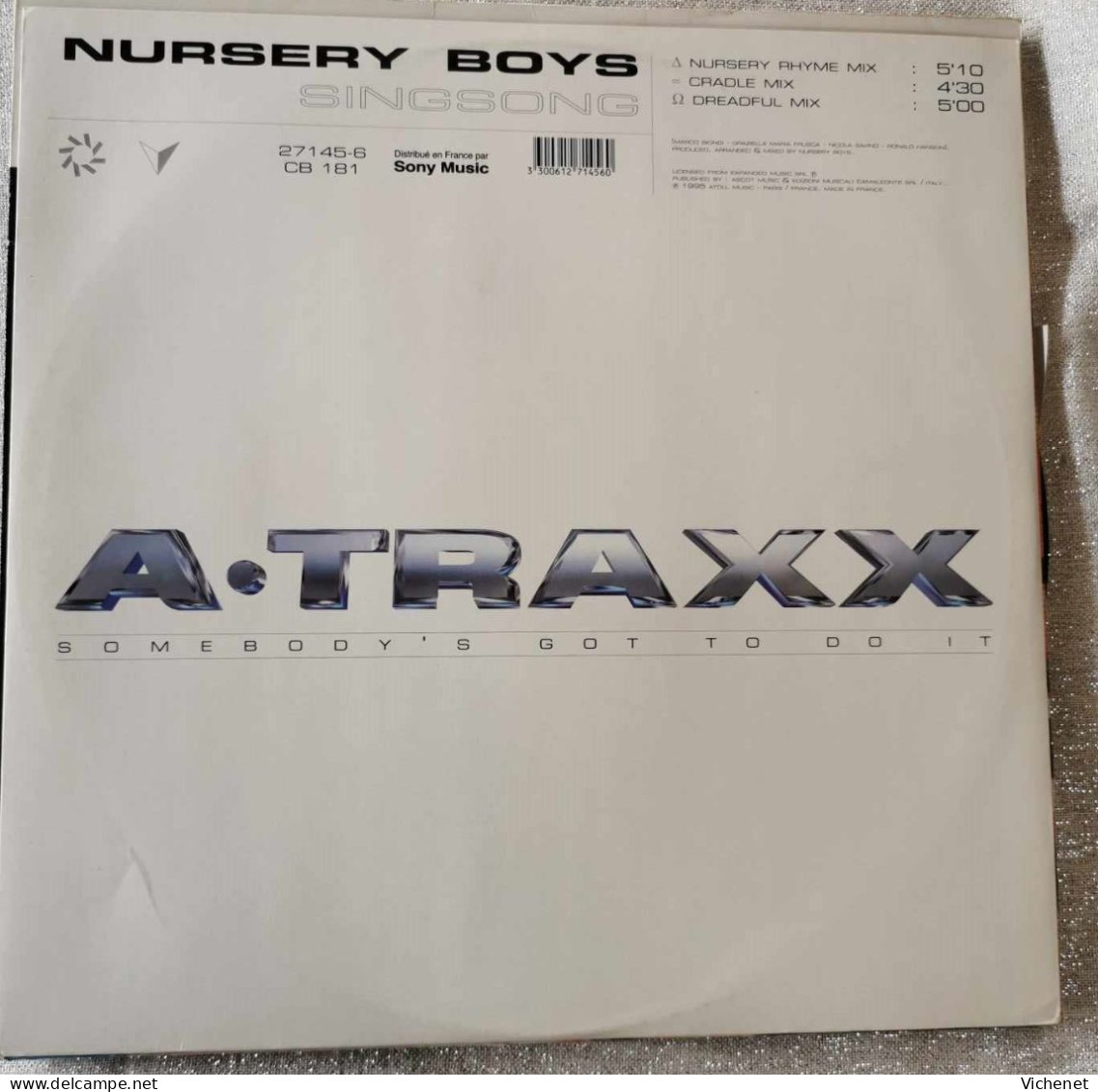 Nursery Boys – Singsong - Maxi - 45 G - Maxi-Single