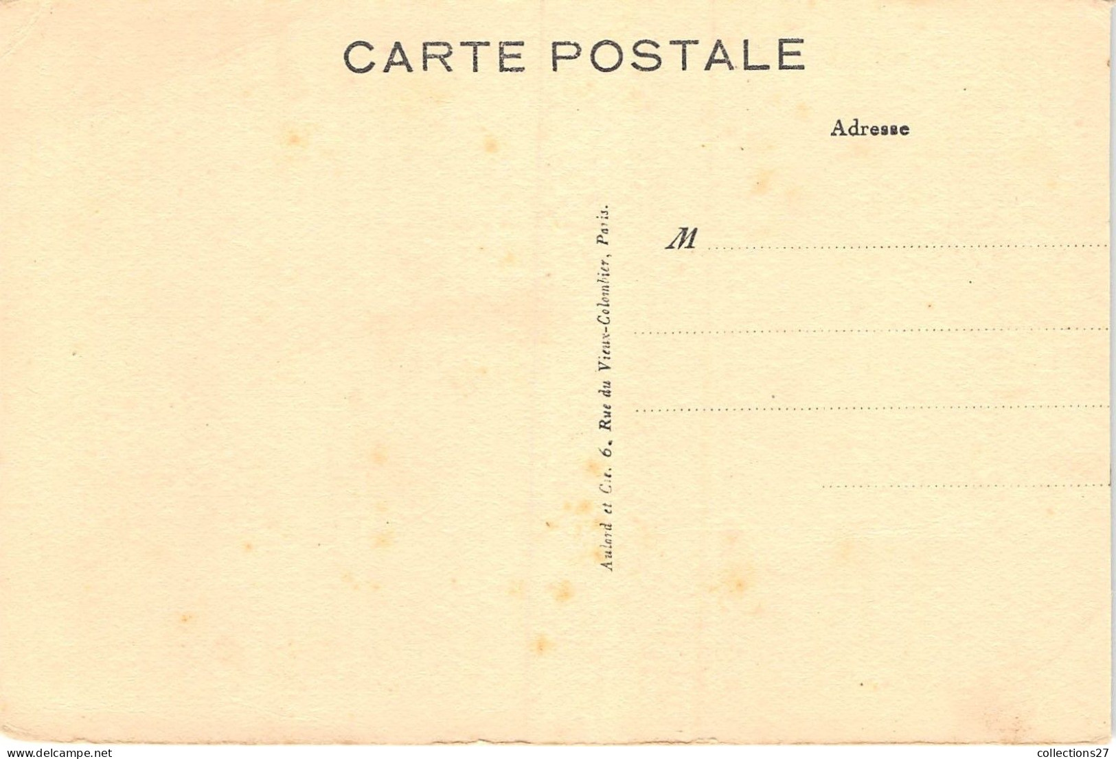 PARIS-75020- P.S.P AVRIL 1928 ETAT DES TRAVAUX 29 RUE DU RETRAIT - Arrondissement: 20