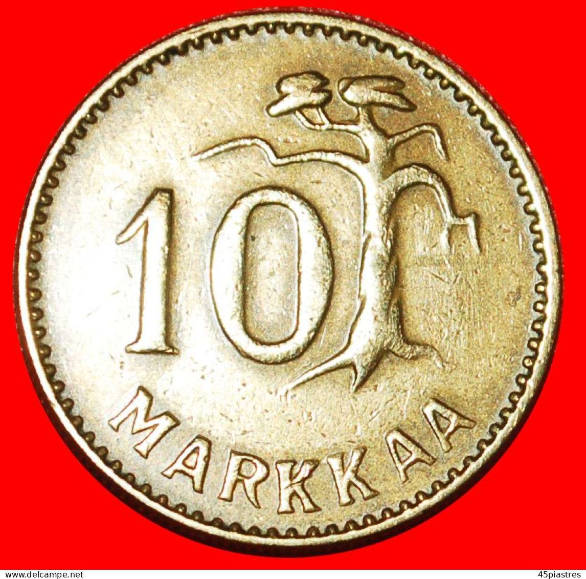 * PINE TREE (1952-1962): FINLAND  10 MARKS 1956H! · LOW START · NO RESERVE! - Finlande